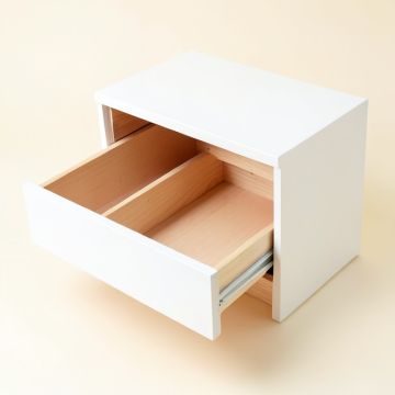 Reed Crest Under-Desk Drawer Unit - White (synthetic illustration; no displayed measurements)