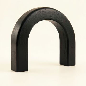 Meadow Arc Cabinet Handle Without Packaging - Black (synthetic illustration; no displayed measurements)