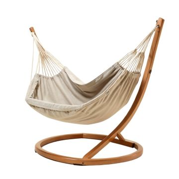 Haskins Hanging Chaise Lounger With Stand