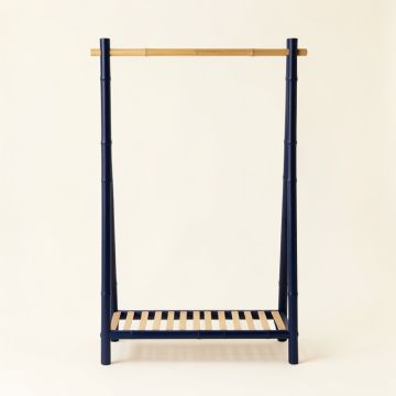 Spruce Branch Empty Garment Rack - Navy (synthetic illustration; no displayed measurements)