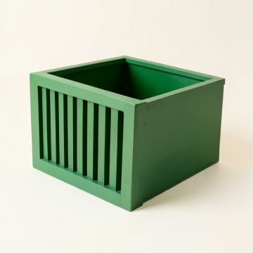 Harbor Canyon Empty Furniture-Style Litter Enclosure - Green (synthetic illustration; no displayed measurements)