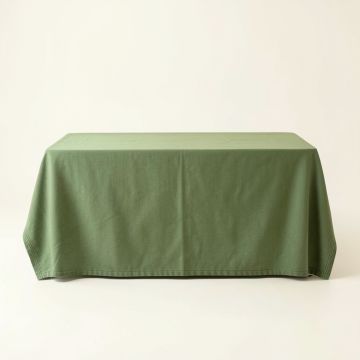 Ridge Crossing Flat Bed Sheet - Green (synthetic illustration; no displayed measurements)