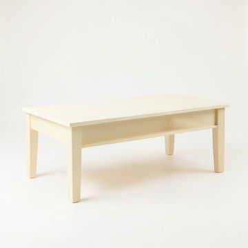 Cliff Canyon Coffee Table - Cream (synthetic illustration; no displayed measurements)