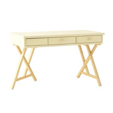 Sage Crest Writing Desk - Ivory