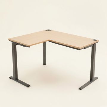 Series C Height Adjustable L-Shaped Standing Desk (synthetic illustration; no displayed measurements)