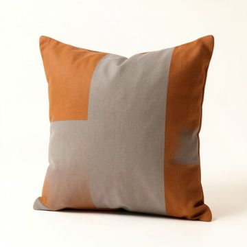 Wind Chime Taupe Transitional Throw Pillow (synthetic illustration; no displayed measurements)