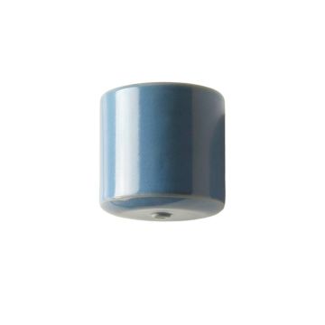 Alder Dell Wall Sconce Mounted On A Plain Wall - Blue
