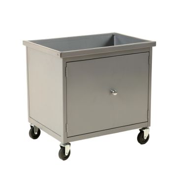 Stone Bridge Empty Rolling Workshop Cart - Gray