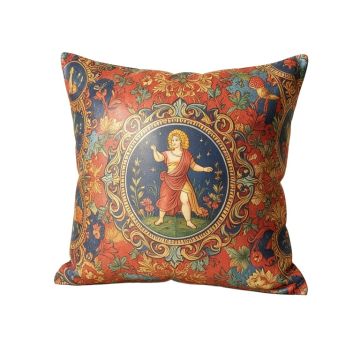 Aries Zodiac Sign Lumbar Pillow