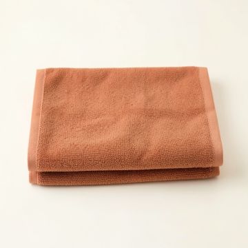 Hill Bend Bath Towel - Terracotta (synthetic illustration; no displayed measurements)