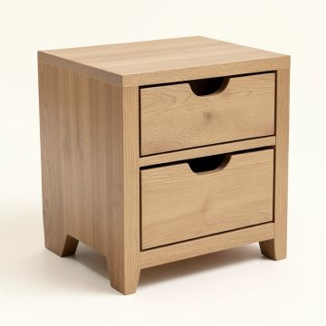 Romy 1 - Drawer Solid Wood Nightstand (synthetic illustration; no displayed measurements)