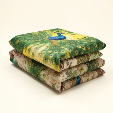 Chinoiserie Chic Peacock Duvet Cover Set (synthetic illustration; no displayed measurements)