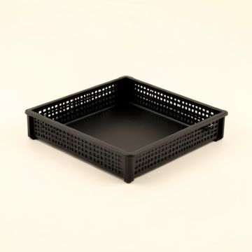 Sage Field Empty Under-Desk Cable Tray - Black (synthetic illustration; no displayed measurements)
