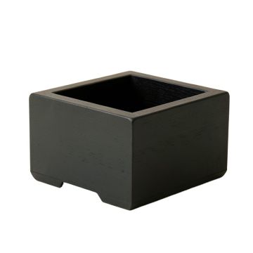River Bend Empty Raised Planter - Black
