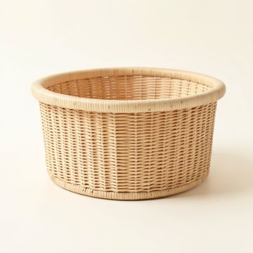 Wren Crest Empty Storage Basket - Beige (synthetic illustration; no displayed measurements)
