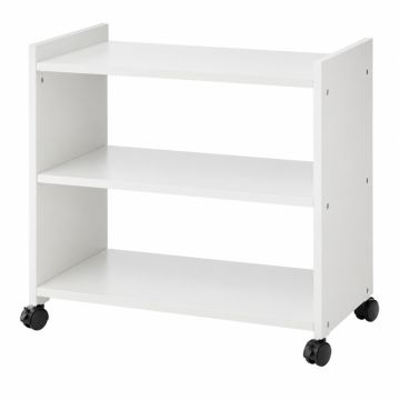 Cedar Crest Empty Rolling Workshop Cart - White
