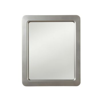Dune Bend Framed Wall Mirror - Gray