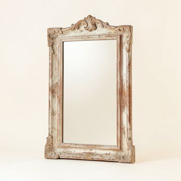 Rustic Distressed Mirror Set (synthetic illustration; no displayed measurements)
