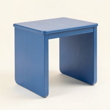 Dune Bend Side Table - Blue (synthetic illustration; no displayed measurements)