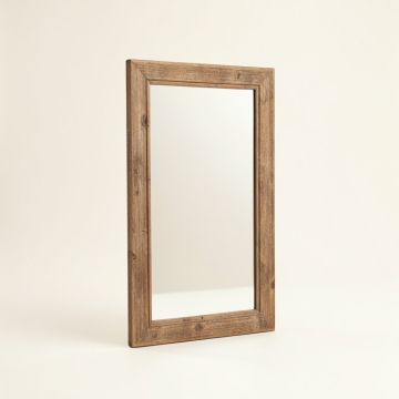 Maryana Antiqued Wood Standing Wall Mirror (synthetic illustration; no displayed measurements)