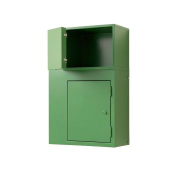 Dune Bluff Wall-Mounted Entry Cabinet - Green