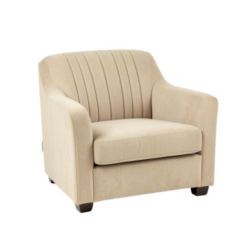 Dune Bluff Upholstered Armchair - Beige