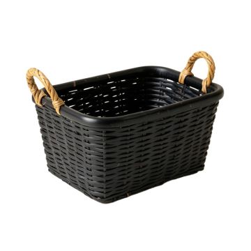 Vale Bluff Empty Storage Basket - Black
