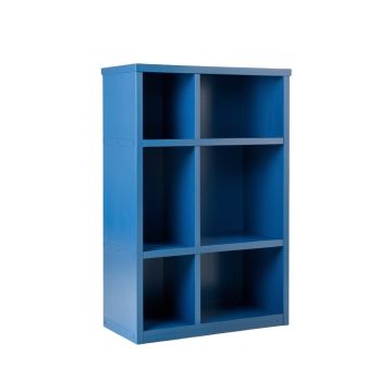 Clay Canyon Freestanding Bookcase - Blue