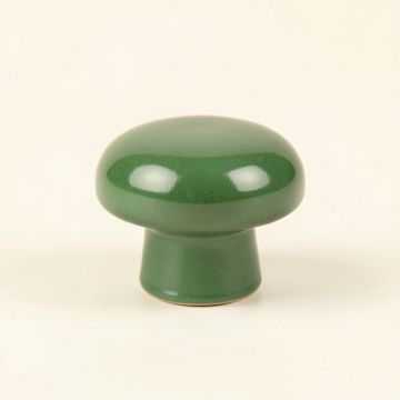 Birch Bend Cabinet Knob Without Packaging - Green (synthetic illustration; no displayed measurements)