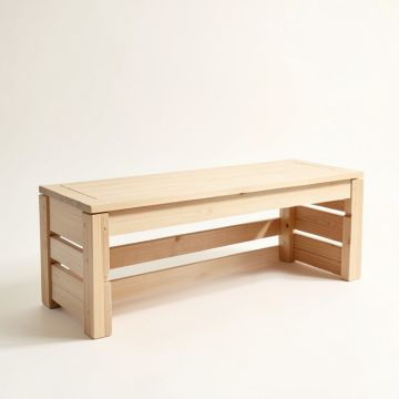 Heath Bridge Narrow Outdoor Storage Bench - Beige (synthetic illustration; no displayed measurements)