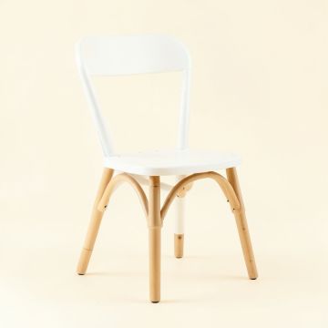 Linden Edge Dining Chair - White (synthetic illustration; no displayed measurements)