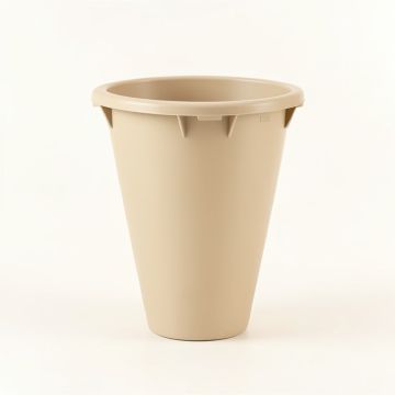 Lake Bend Empty Railing Planter With Integral Brackets - Beige (synthetic illustration; no displayed measurements)