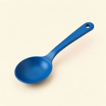 Fern Branch Cooking Spoon - Blue (synthetic illustration; no displayed measurements)