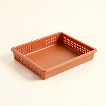 Glen Branch Empty Under-Desk Cable Tray - Terracotta (synthetic illustration; no displayed measurements)