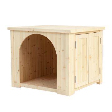 Cliff Bluff Empty Furniture-Style Litter Enclosure - Ivory