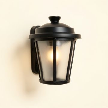 Rockmeade Black 1 - Bulb 11 '' H Outdoor Wall Lantern (synthetic illustration; no displayed measurements)