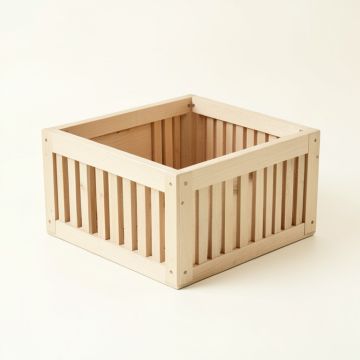 Summit Canyon Empty Furniture-Style Litter Enclosure - Beige (synthetic illustration; no displayed measurements)