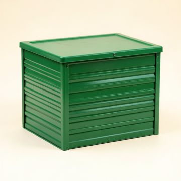 Meadow Crest Closed Outdoor Storage Box - Green (synthetic illustration; no displayed measurements)
