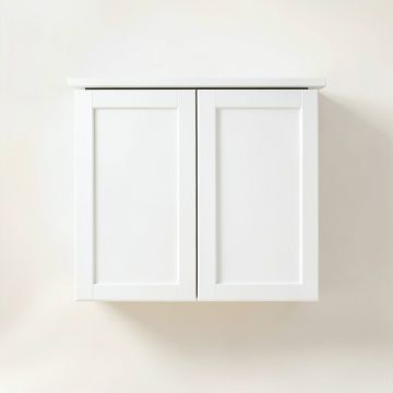 Linden Arc Wall-Mounted Laundry Cabinet (synthetic illustration; no displayed measurements)