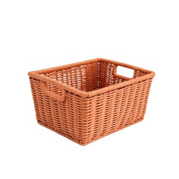 Glen Bluff Empty Storage Basket - Terracotta