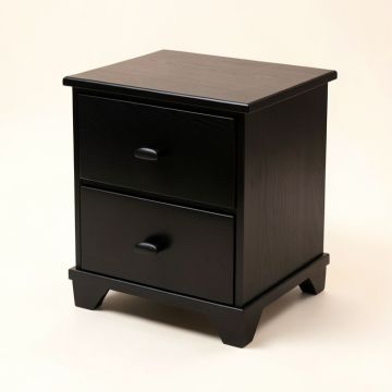 Gattaca 1 - Drawer Nightstand In Black (synthetic illustration; no displayed measurements)