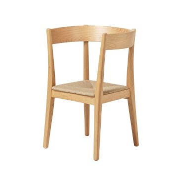 Forney Dining Chair In Natural Wood