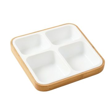 Dune Bend Empty Pantry Drawer Organizer Insert - White