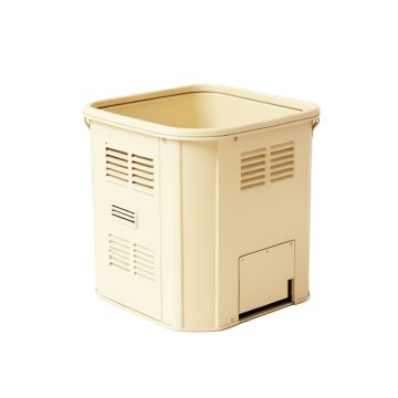 River Bluff Closed Garden Compost Bin - Ivory