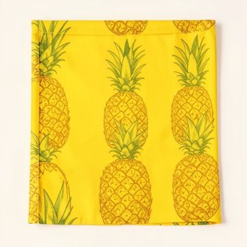 Pineapples Climate Fruits Ripe Juicy Food Fabric (synthetic illustration; no displayed measurements)