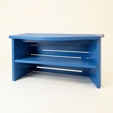 Laurel Brook Shoe Storage Bench - Blue (synthetic illustration; no displayed measurements)