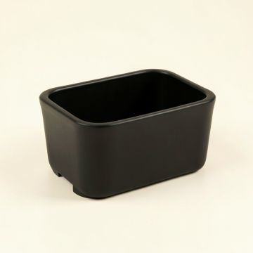 Moss Arc Empty Railing Planter With Integral Brackets - Black (synthetic illustration; no displayed measurements)
