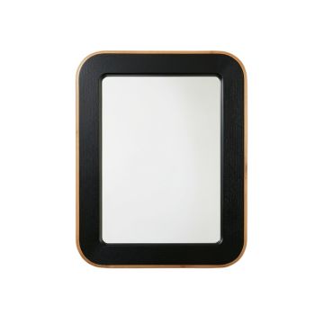 Clay Branch Framed Wall Mirror - Black