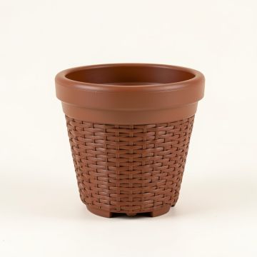 Truex 3 - Piece Water Hyacinth , Steel , And Plastic Pot Planter Set (synthetic illustration; no displayed measurements)