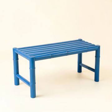 Spruce Bend Indoor Bench - Blue (synthetic illustration; no displayed measurements)